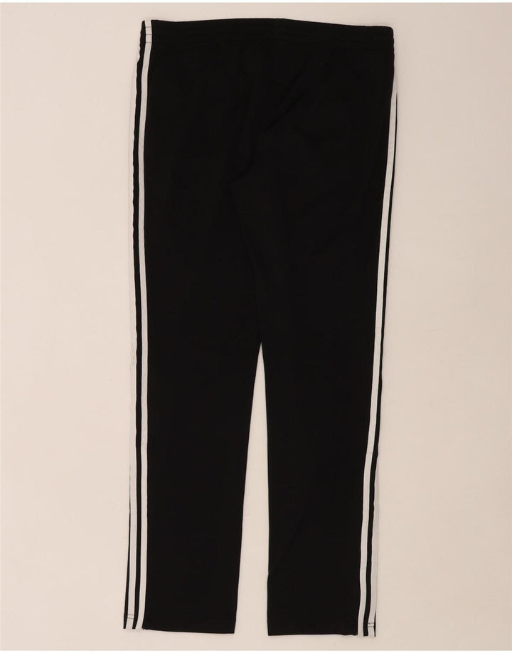 Damskie spodnie dresowe Adidas UK 14, duże, czarne, poliestrowe