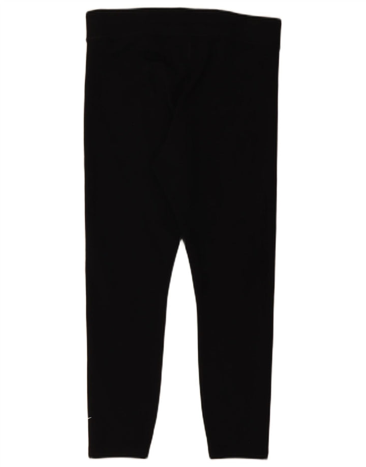 Legginsy damskie NIKE UK 14, duże, czarne, bawełniane