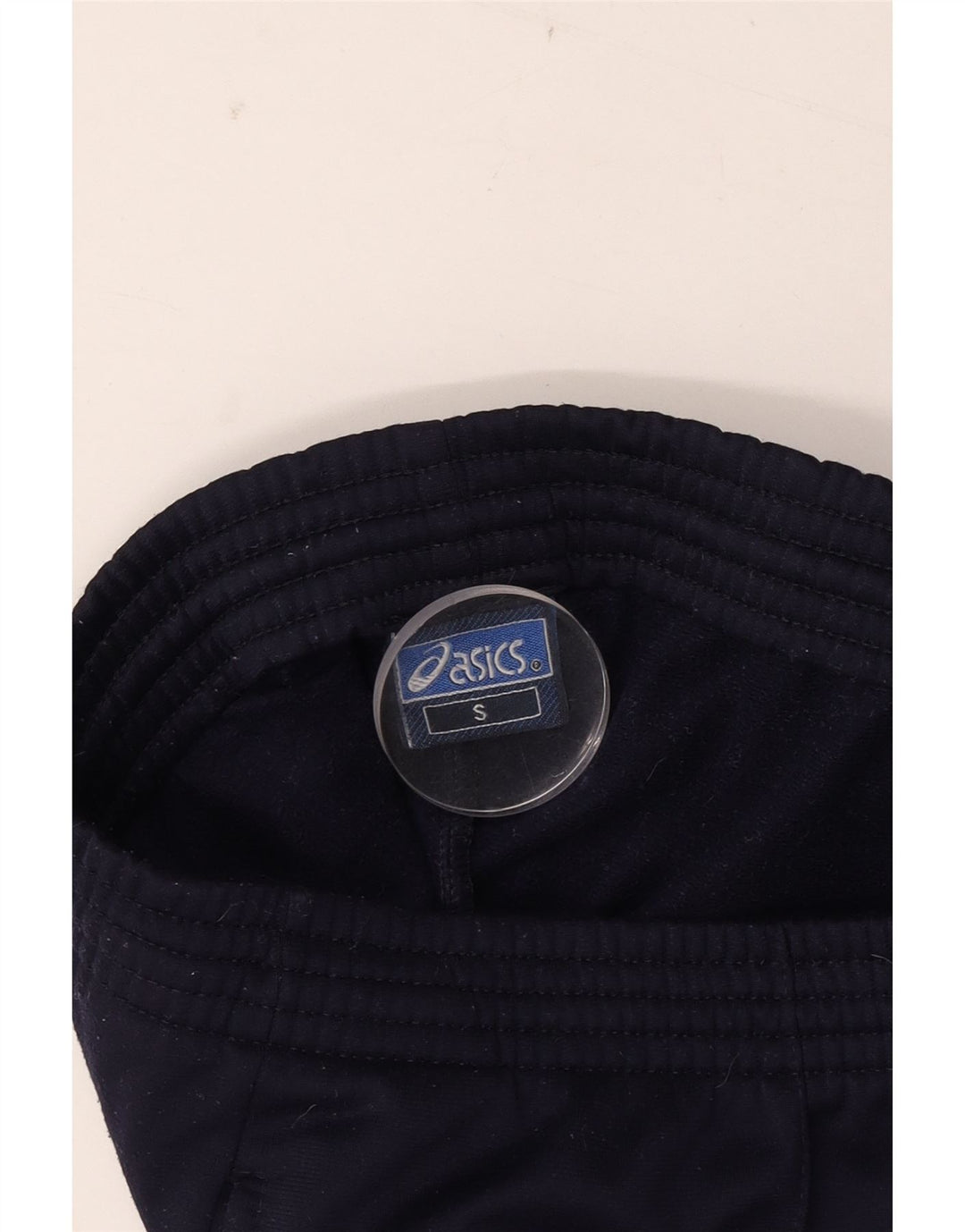 Damskie spodnie dresowe ASICS, małe, granatowe, z poliestru