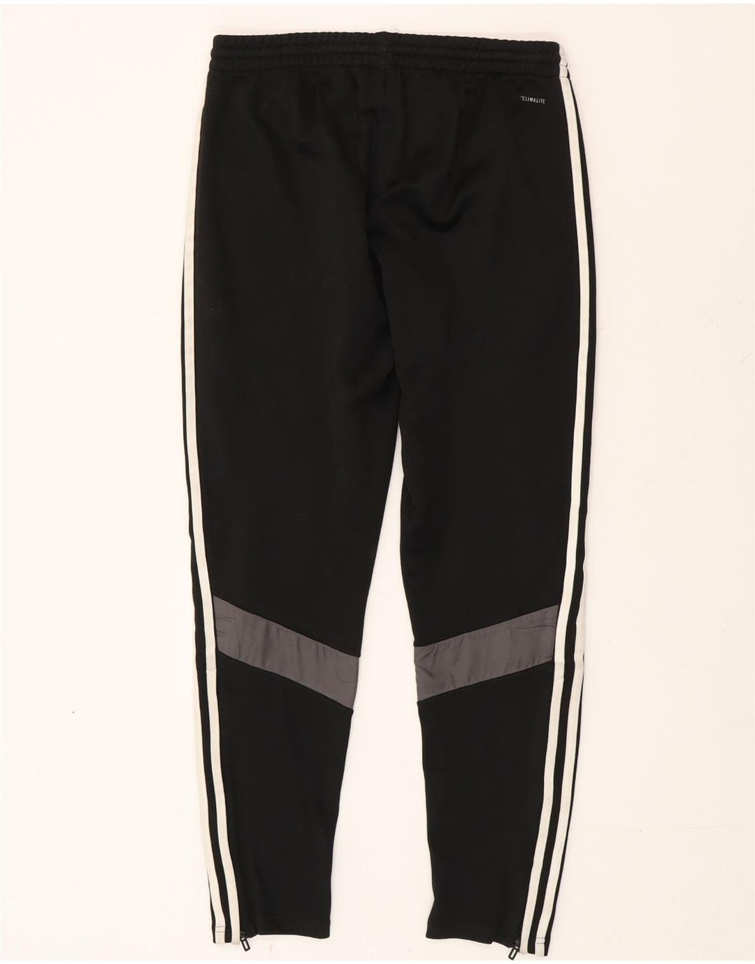 Męskie spodnie dresowe Adidas Climalite, małe, czarne, poliestrowe