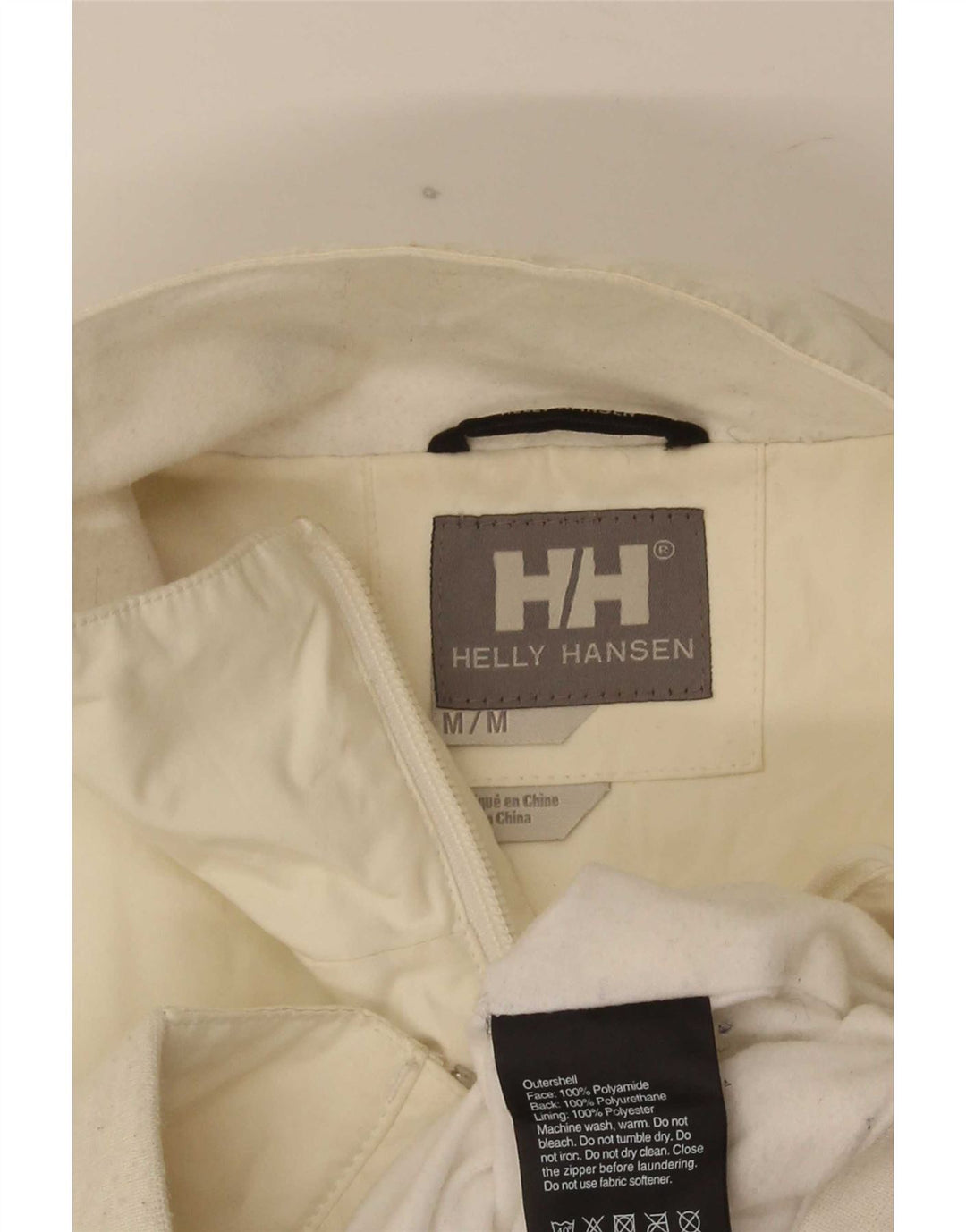 Męska kurtka bomber Helly Hansen UK 38 Średni biały poliamid