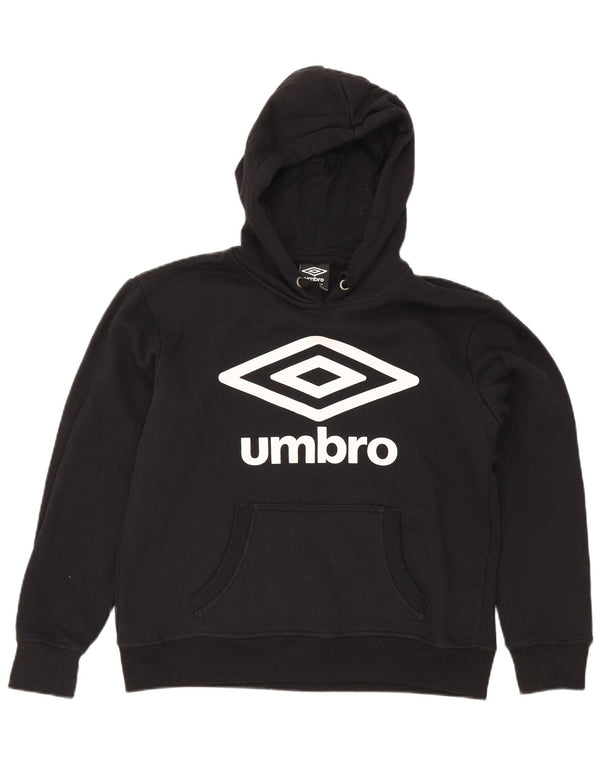 Damski sweter z kapturem Umbro UK 14, średni czarny, bawełniany