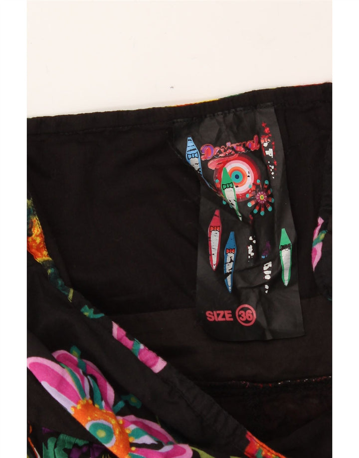 DESIGUAL Womens Off Shoulder Bubble Dress EU 36 Small Multicoloured Floral Vintage Desigual and Second-Hand Desigual from Messina Hembry 