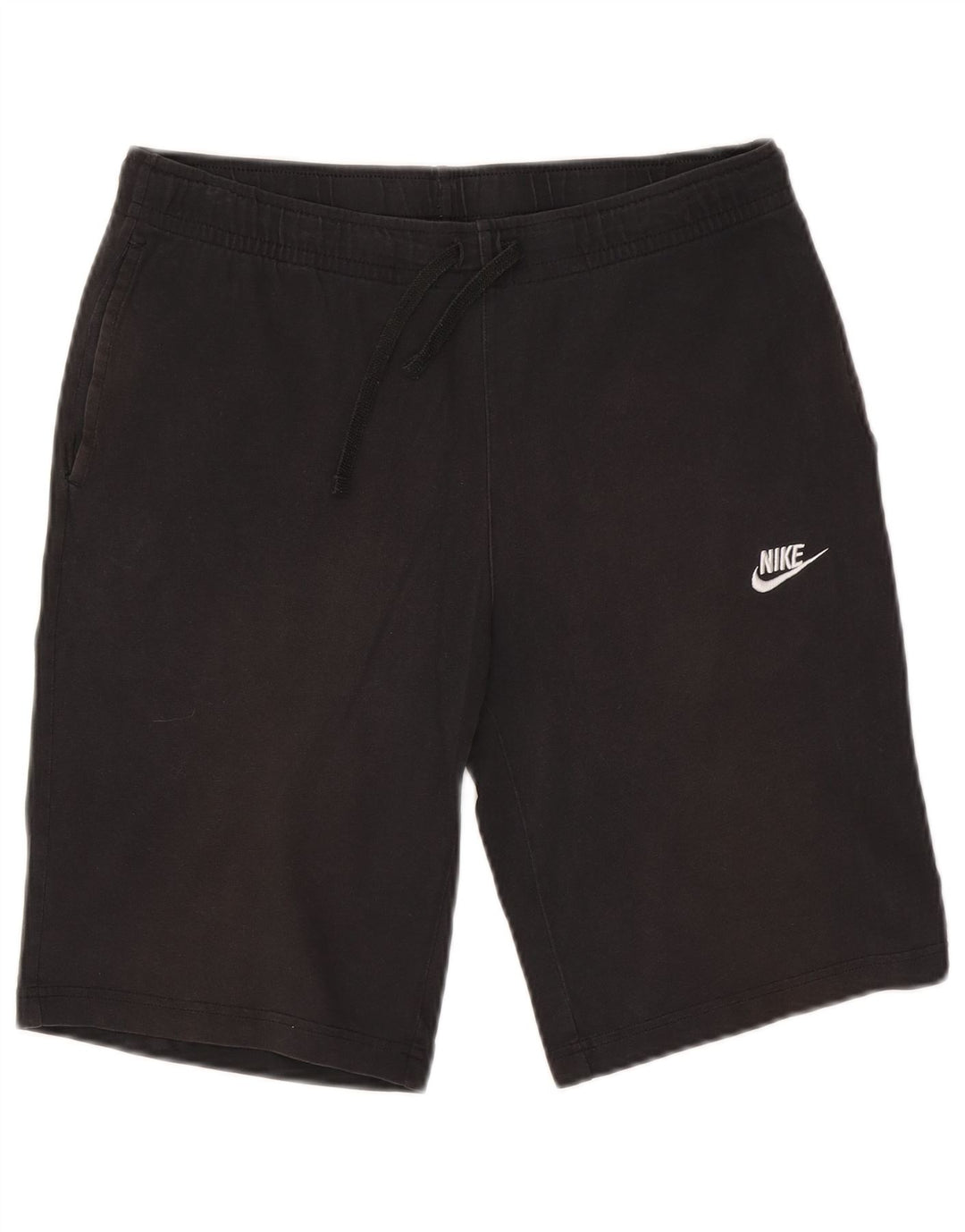 Męskie spodenki sportowe Nike, średniej wielkości, czarne, bawełniane
