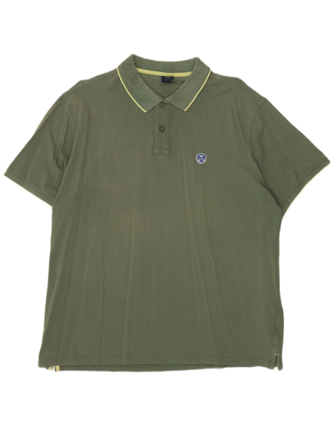 Męska koszulka polo NORTH SAILS XL, bawełniana w kolorze khaki
