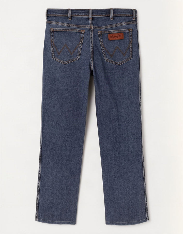 Męskie jeansy Wrangler Texas Straight W36 L29 Niebieskie, bawełniane