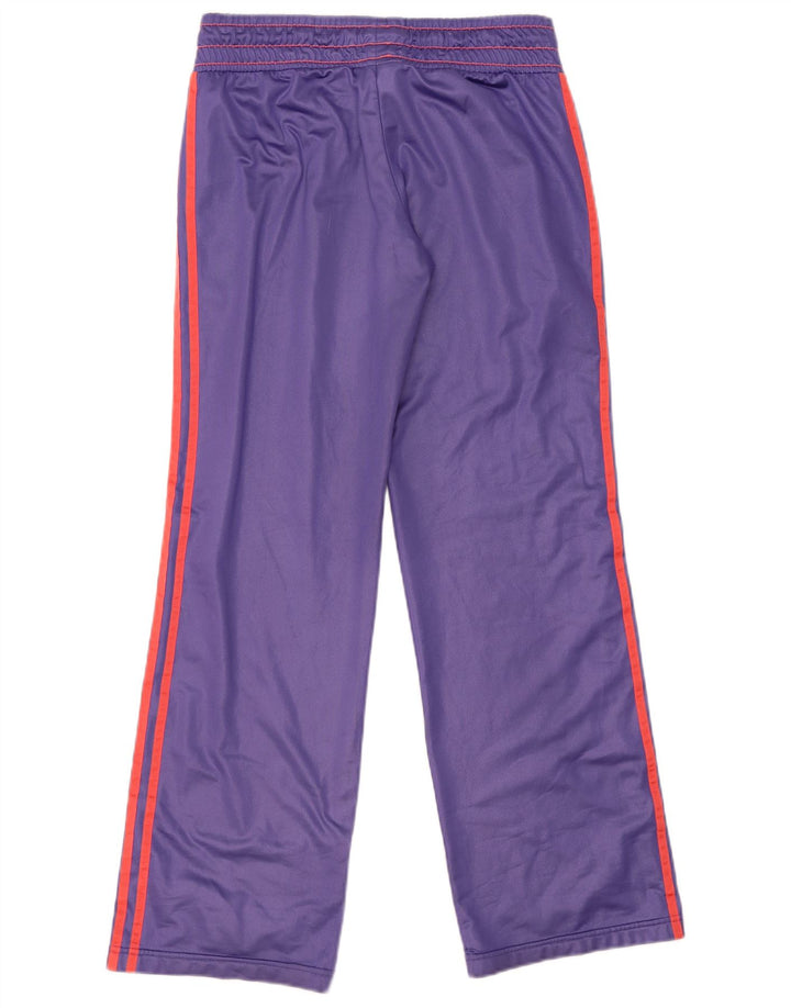 Damskie spodnie dresowe Adidas UK 14 Średni fioletowy poliester