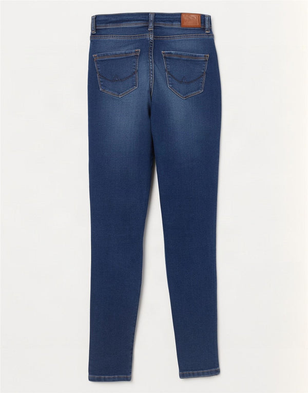 Damskie jeansy Superdry Sophia Skinny W26 L32 Granatowe, bawełniane