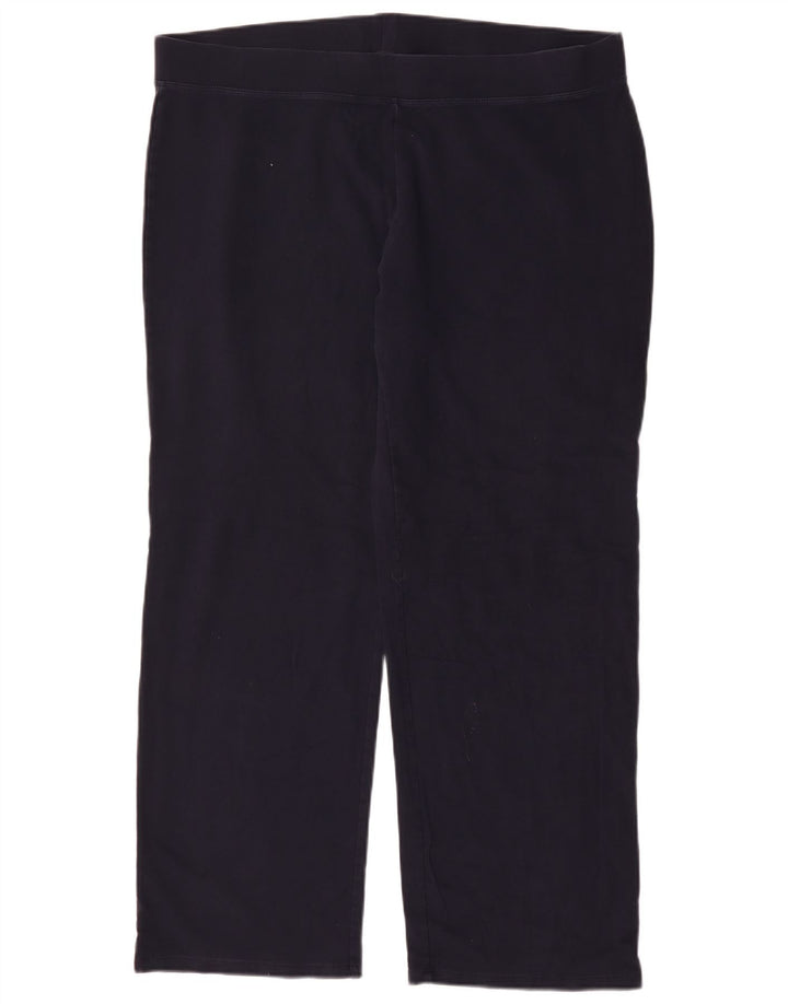 Legginsy damskie Marks & Spencer UK 20 2XL Granatowe, bawełniane