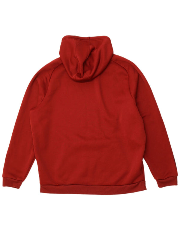 UNDER ARMOUR Męski sweter z kapturem XL, bordowy, poliester