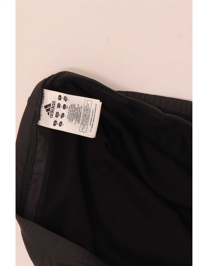 Męskie spodenki kąpielowe Adidas Infinitex UK 38 Mały czarny poliester