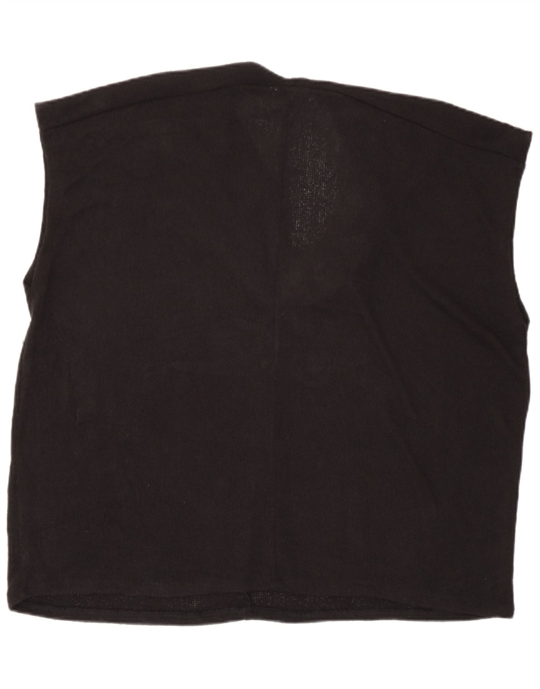 Damski podkoszulek typu oversize z kamizelką Zara, duży, czarny