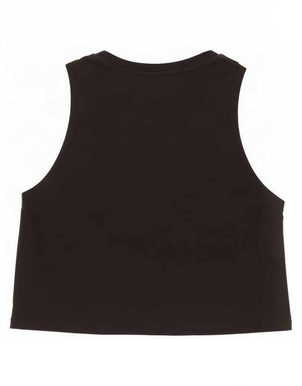 Damska kamizelka Levi's Crop Graphic UK 12, średnia czarna bawełna