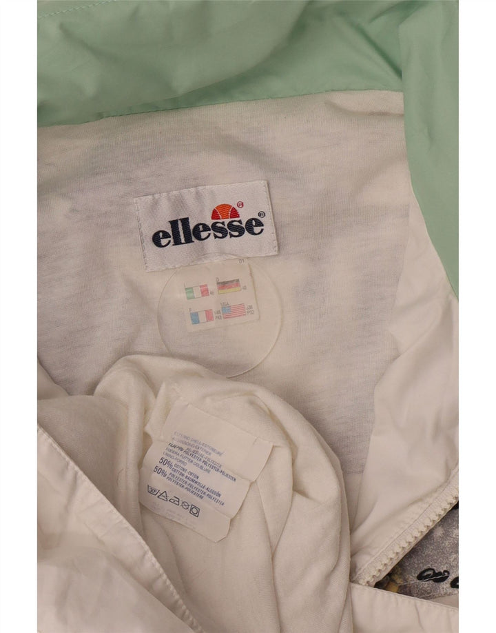 Męska kurtka dresowa Ellesse IT 46 Small White Colorblock Poliester