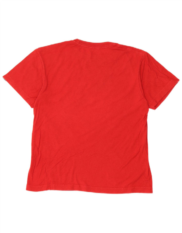 Chłopięcy T-shirt z grafiką Vans, 10-11 lat, średni czerwony, bawełniany