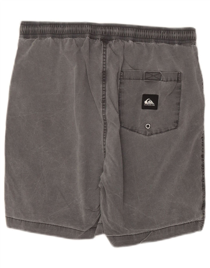 Męskie spodenki chino Quiksilver W34, duże, szare
