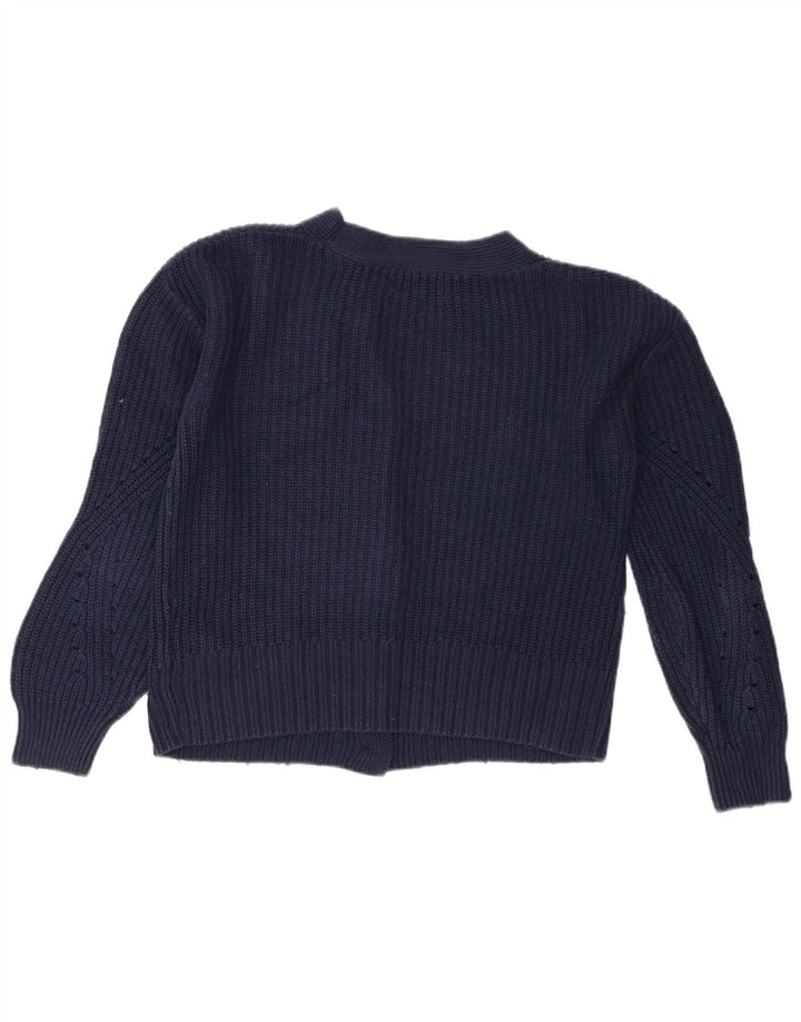 Sweter damski Marks & Spencer Crop Cardigan UK 10, mały, granatowy