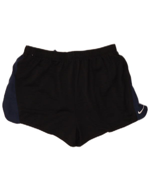 Damskie spodenki sportowe Nike Dri Fit UK 12, poliester w kolorze średniej czerni