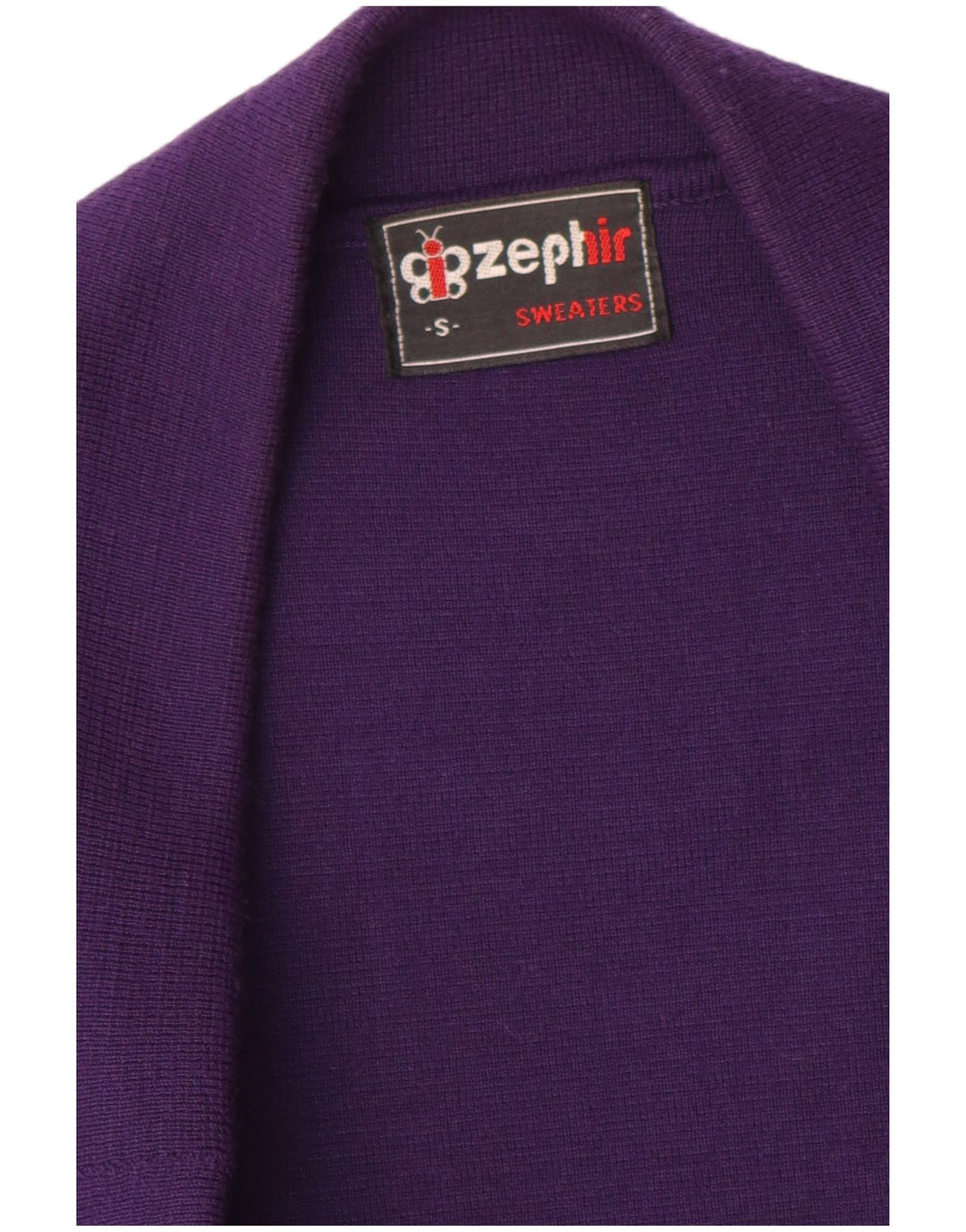 Vintage damska marynarka zapinana na 3 guziki UK 10, mała fioletowa