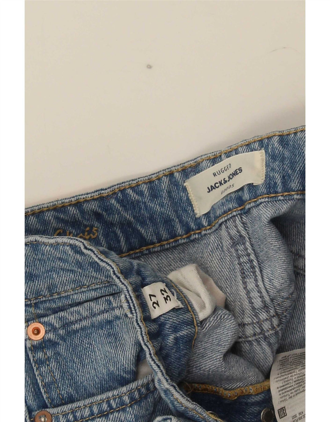 Męskie dżinsy Jack & Jones W27 L32 Niebieskie bawełniane