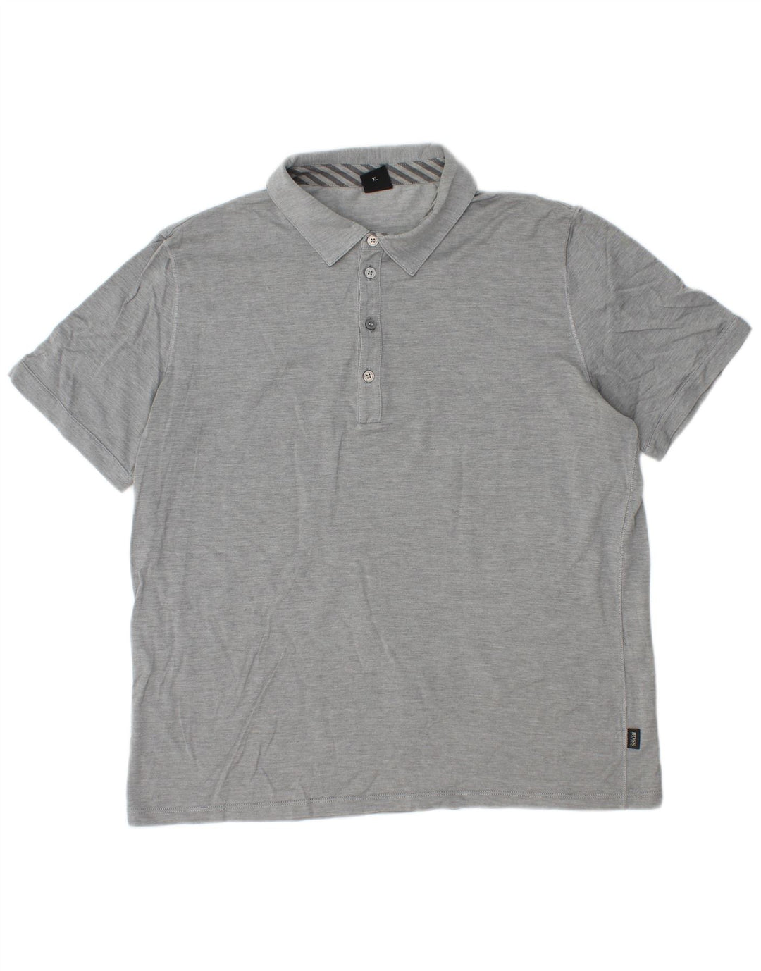 Męska koszulka polo Hugo Boss XL, szara, nakrapiana