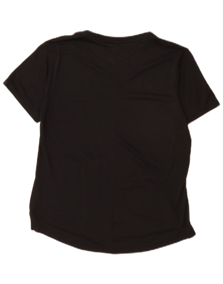 Damska koszulka Nike Dri Fit Top UK 10, mała, czarna, poliester