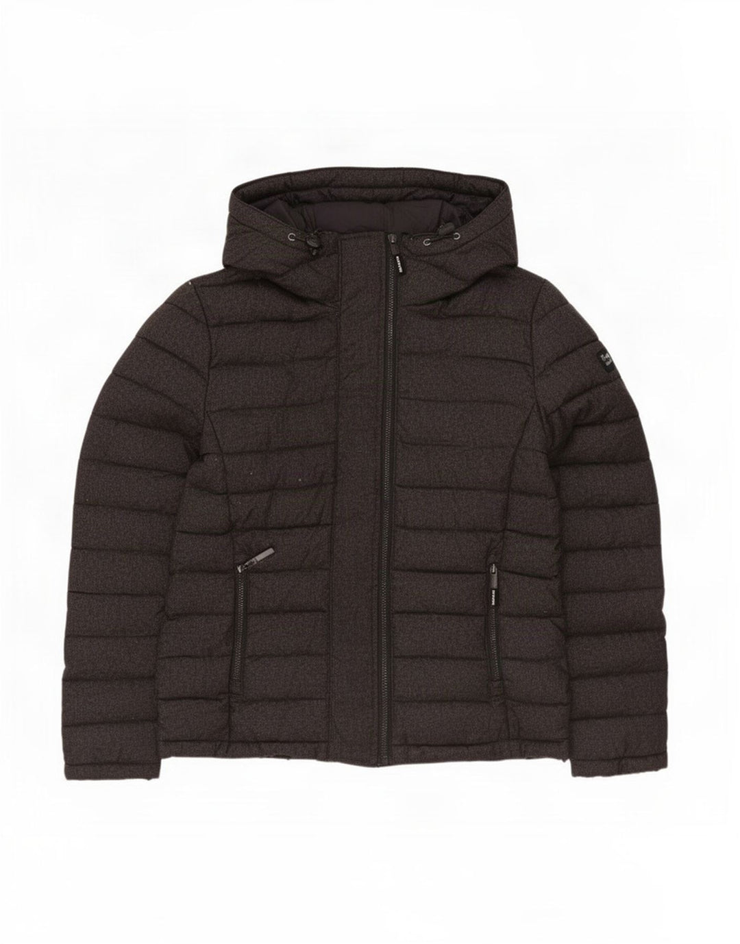 Męska ocieplana kurtka z kapturem Superdry UK 42 XL, szary poliester