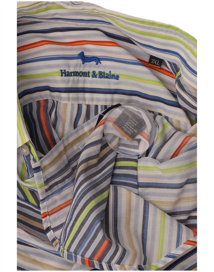 Koszula męska Harmont & Blaine 3XL, wielokolorowa, bawełniana w paski
