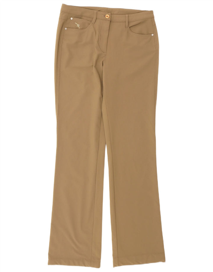 Damskie spodnie typu casual Chervo Bootcut IT 42 Medium W28 L32 Beżowy poliester