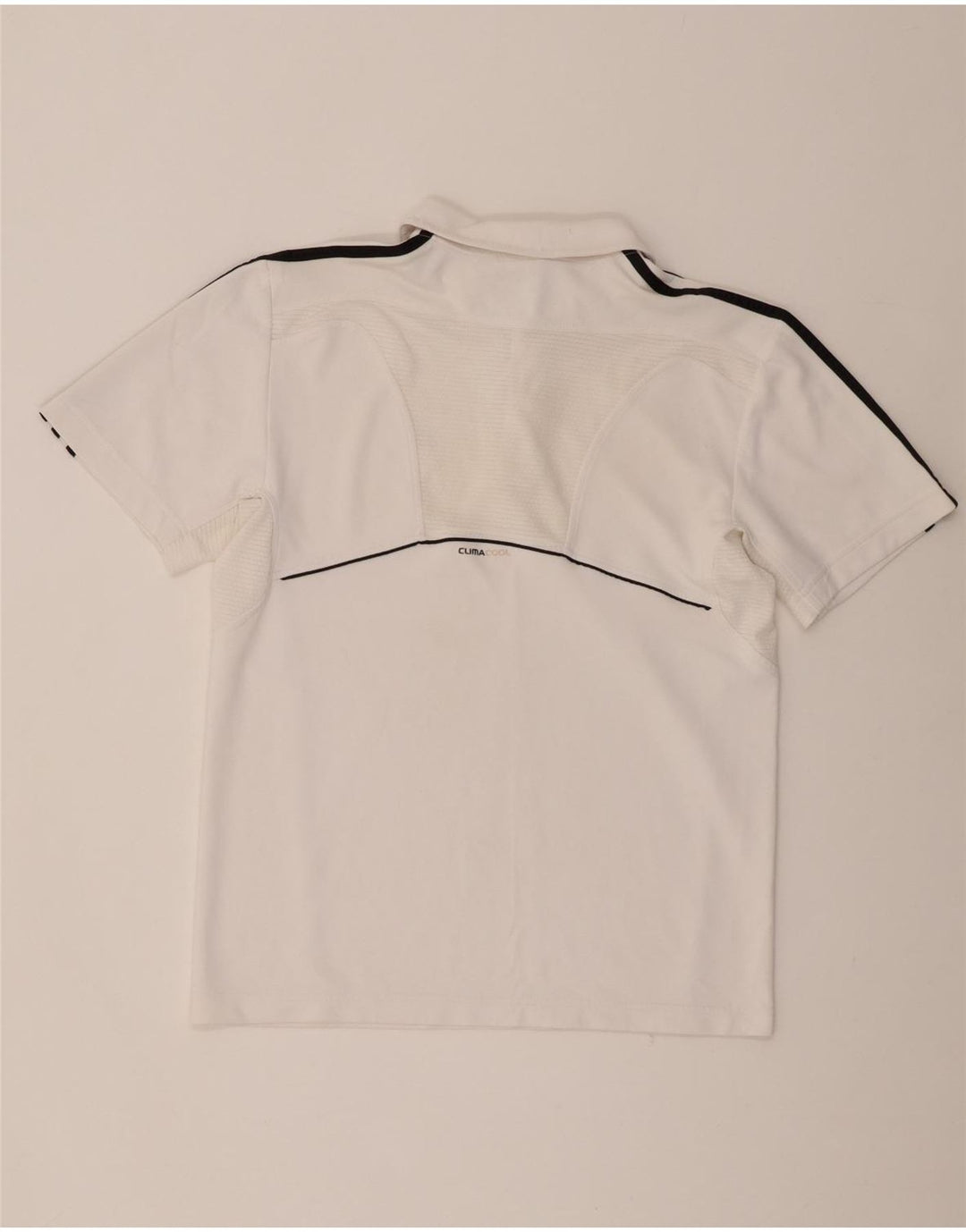 Męska koszulka polo Adidas Climacool, mała, biała, z poliestru