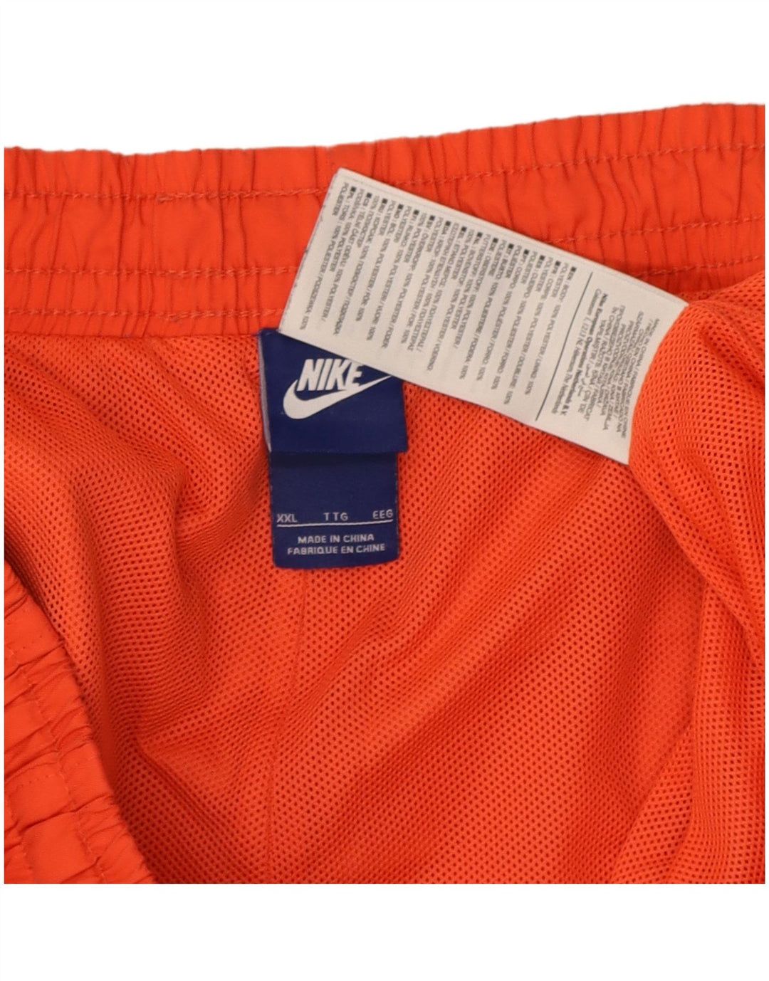 Męskie stroje kąpielowe Nike 2XL Pomarańczowy poliester