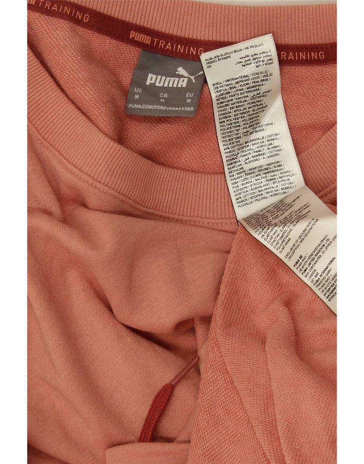 Damska bluza Puma Crop Oversized Sweter UK 14 Średni pomarańczowy poliester