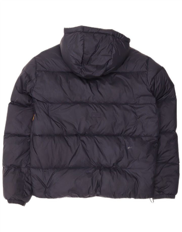 Wyściełana kurtka męska Ellesse Heritage UK 36, mała, granatowa, z blokami kolorów