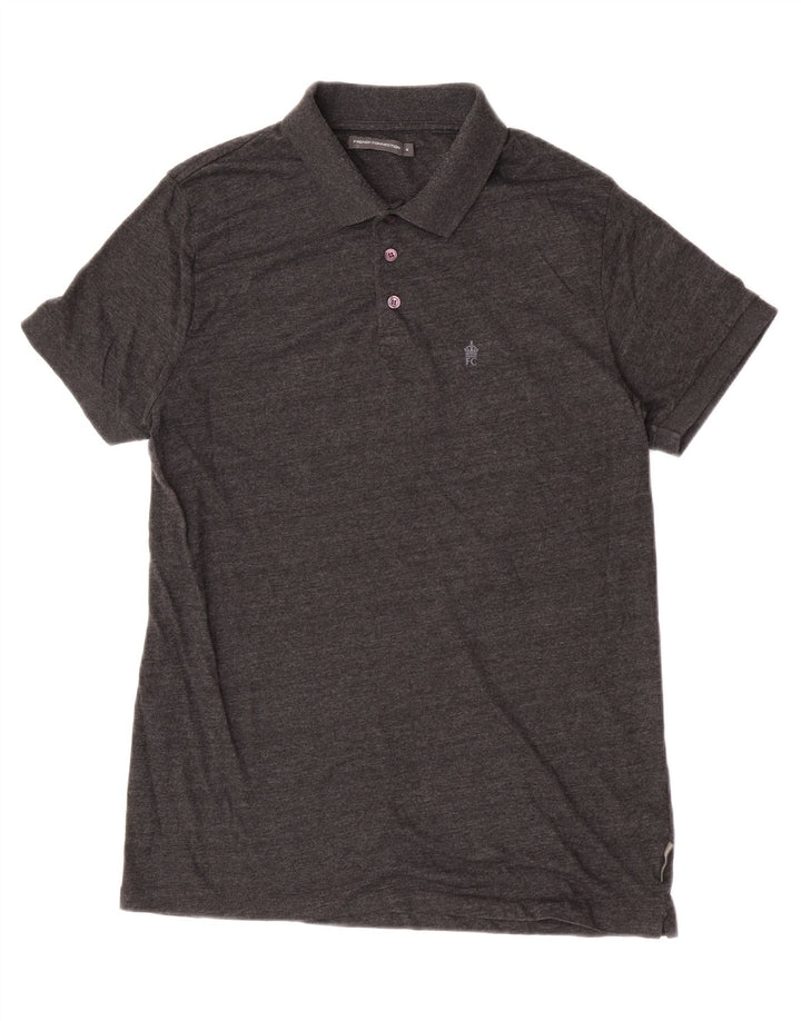 Męska koszulka polo French Connection XL, szara, nakrapiana bawełna