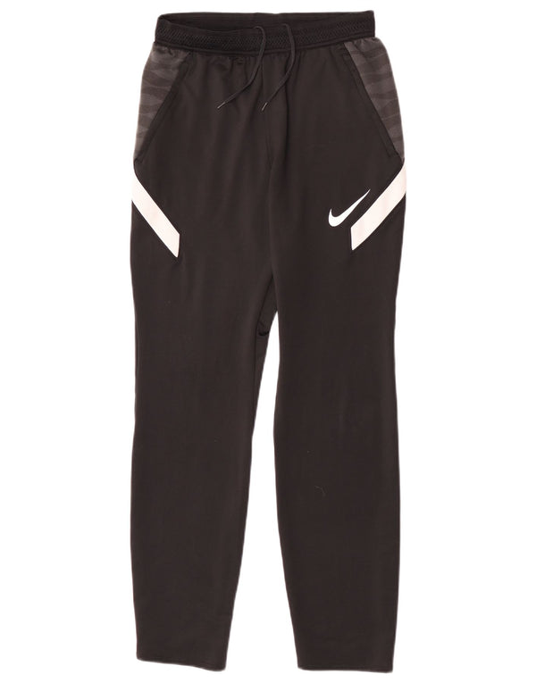 Chłopięce spodnie dresowe Nike Dri Fit Slim 13-14 lat XL, czarne, z blokami kolorów