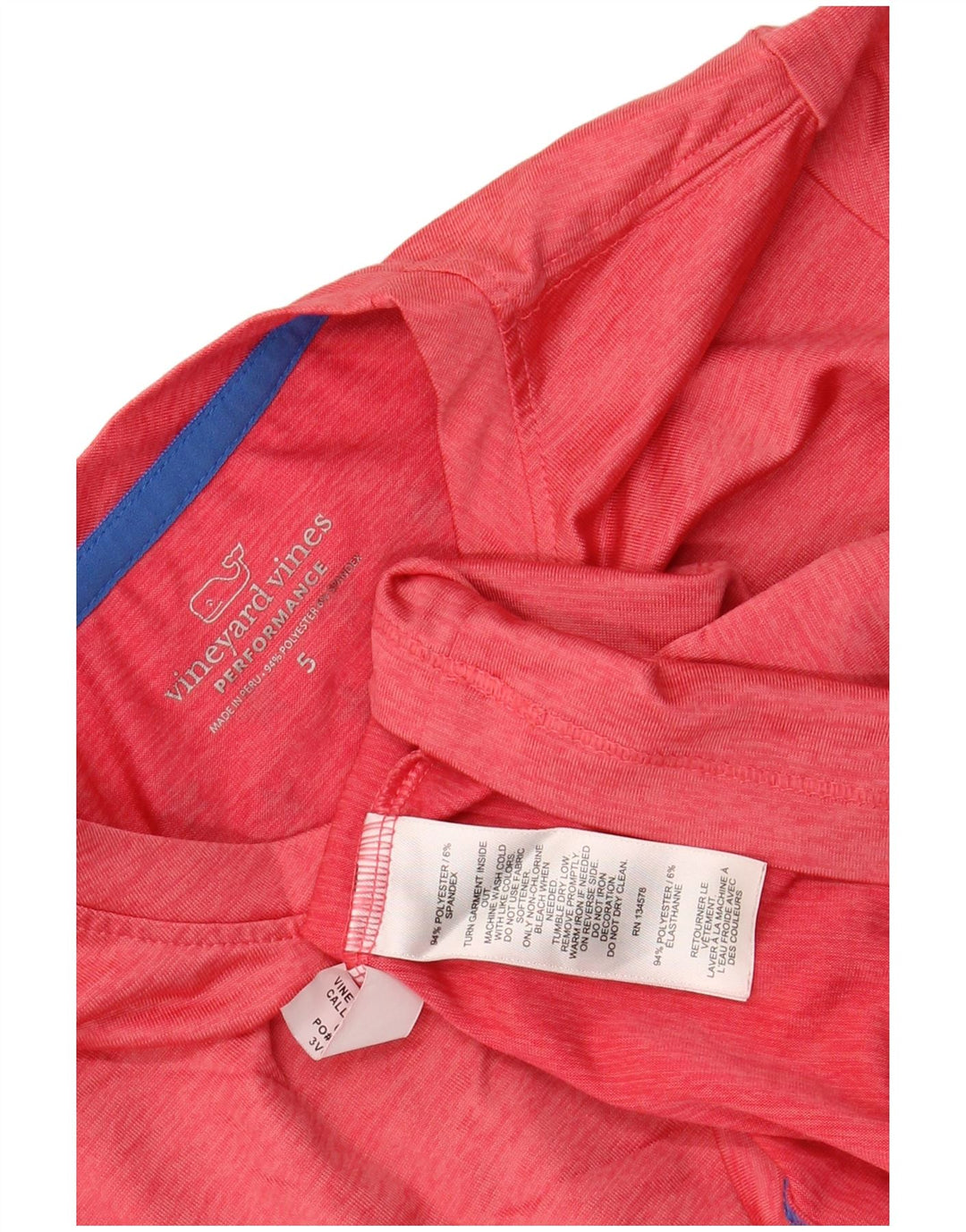 Chłopięcy T-shirt z grafiką Performance VINEYARD VINES, 4-5 lat, różowy
