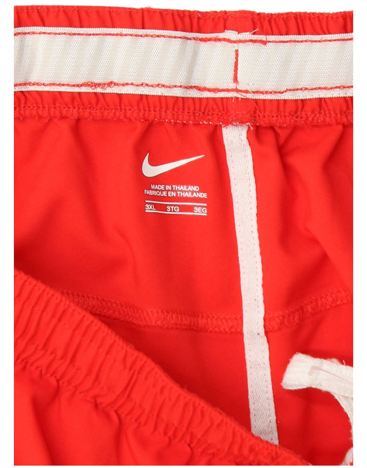 Męskie spodenki sportowe Nike 3XL, czerwony, poliester