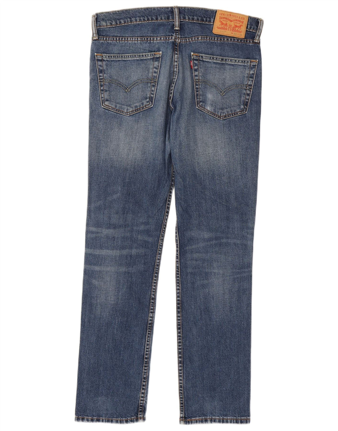 Męskie jeansy Levi's 511 Slim W33 L32 Niebieskie bawełniane