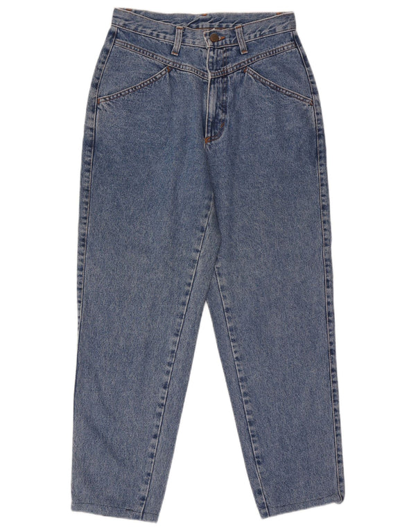 Damskie jeansy z wysokim stanem Benetton IT 44 Medium W28 L27 Niebieskie bawełniane