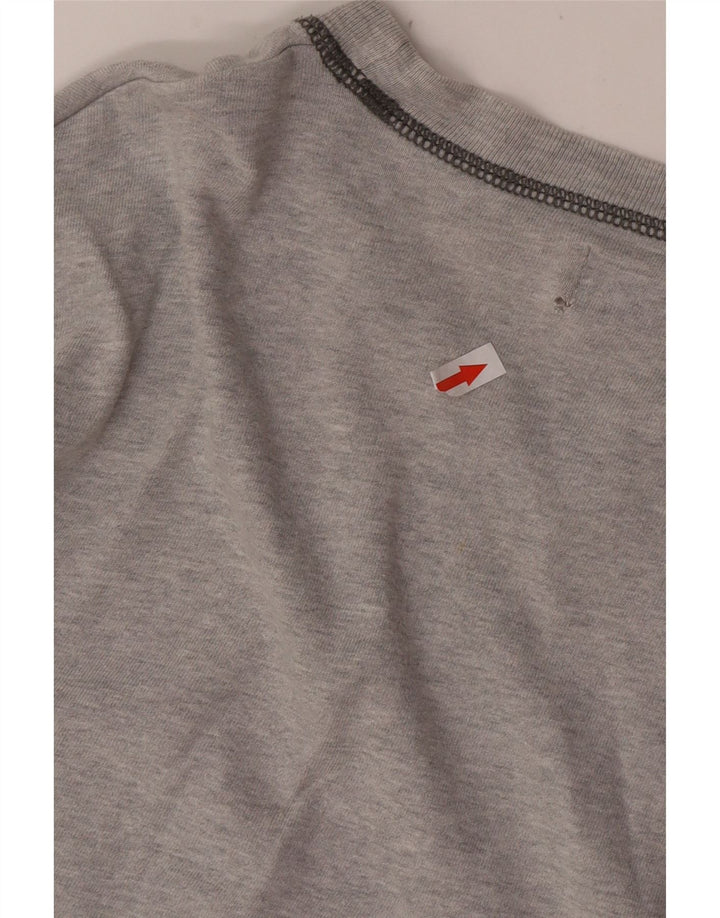 Męski top Levi's z długim rękawem, duży, szary, bawełniany