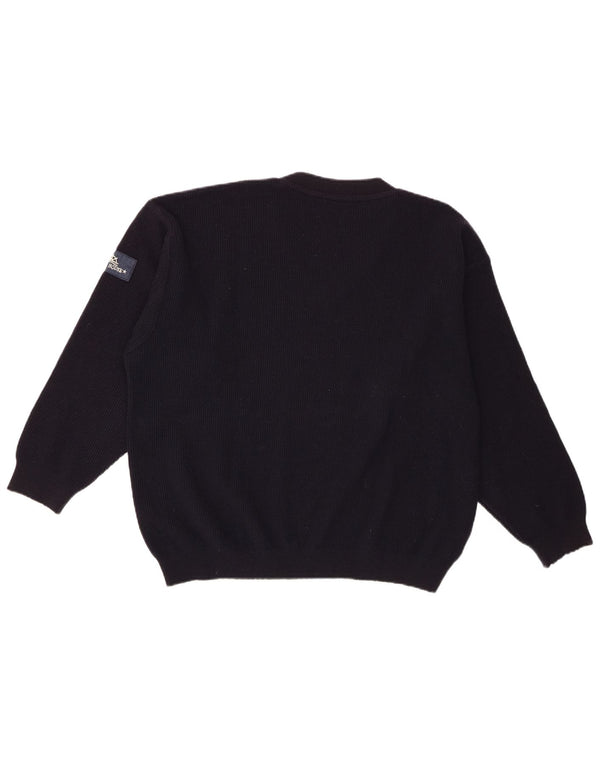 Męski sweter Boat House XL z dekoltem w kształcie litery V, granatowy, nowa wełna
