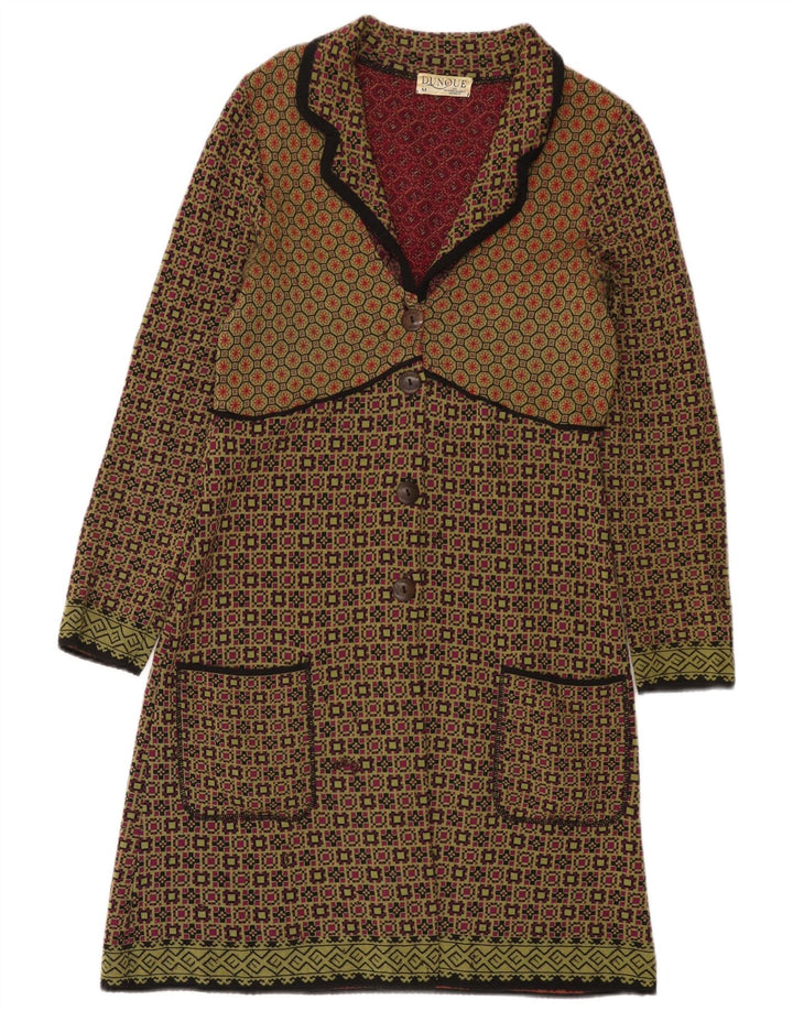 Sweter damski Dunque Cardigan UK 12 Średni wielobarwny geometryczny