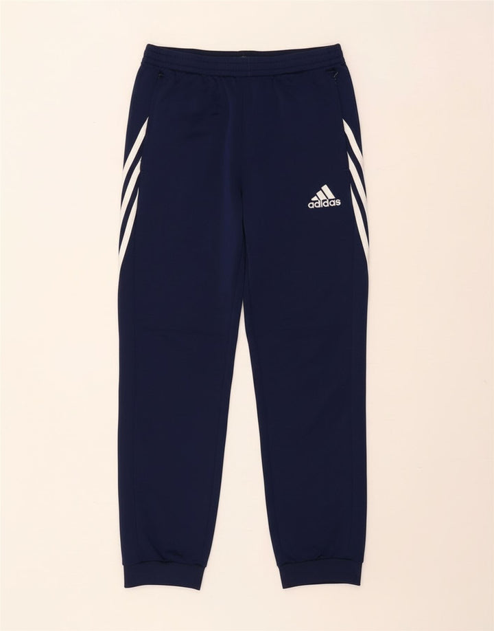 Adidas Chłopięce Spodnie Dresowe Joggery 13-14 Lat XL Granatowy Poliester