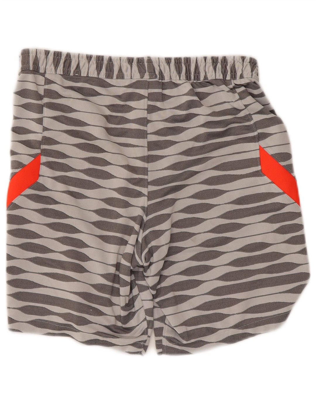 Męskie spodenki sportowe Nike Dri Fit Slim Fit, mały, szary, geometryczny poliester