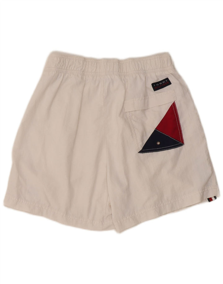 Damskie spodenki kąpielowe Tommy Hilfiger Graphic UK 12 Medium White