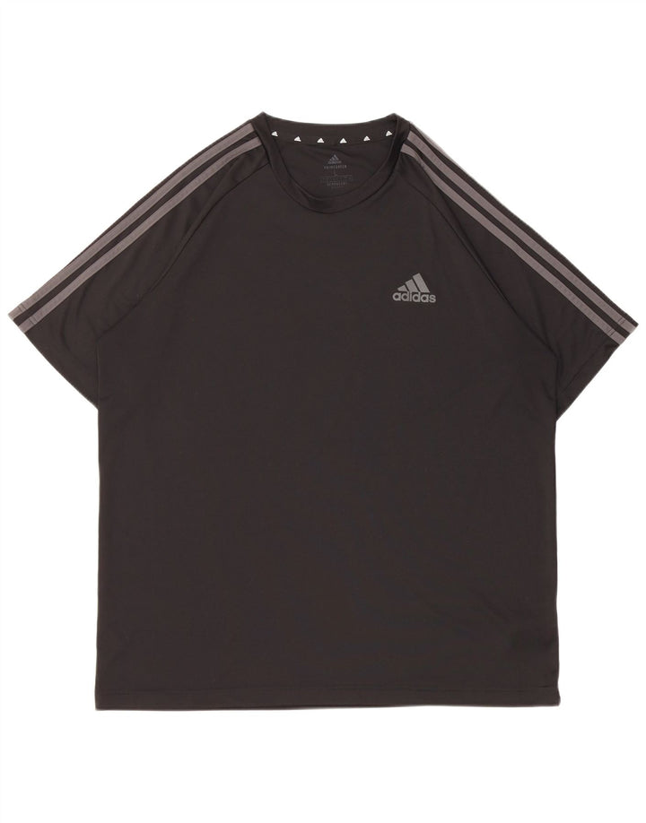 Męska koszulka Adidas Aeroready Top, duża, czarna, z poliestru