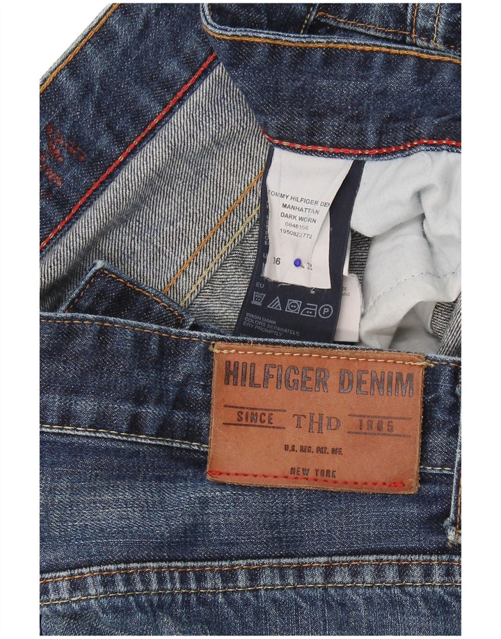 Męskie jeansy Bootcut Tommy Hilfiger W36 L32 Granatowe, bawełniane