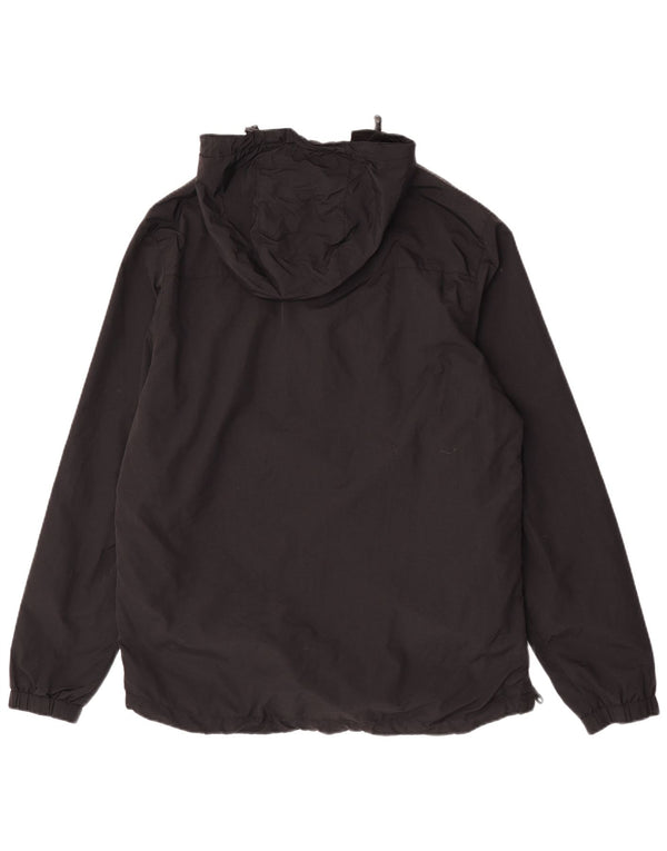 Męska kurtka Anorak z kapturem Lyle & Scott UK 40, duża, czarna, nylonowa