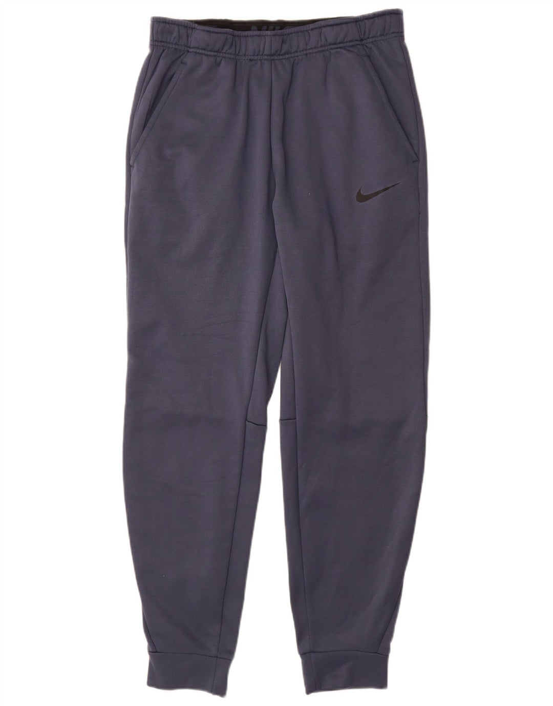 Męskie spodnie dresowe Nike Therma-Fit Joggery, małe, granatowe, poliestrowe