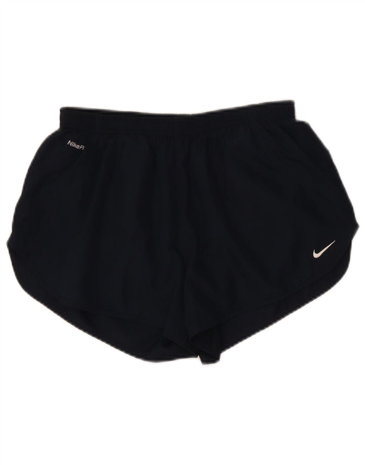 Damskie spodenki sportowe NIKE UK 8, małe, granatowe, poliestrowe